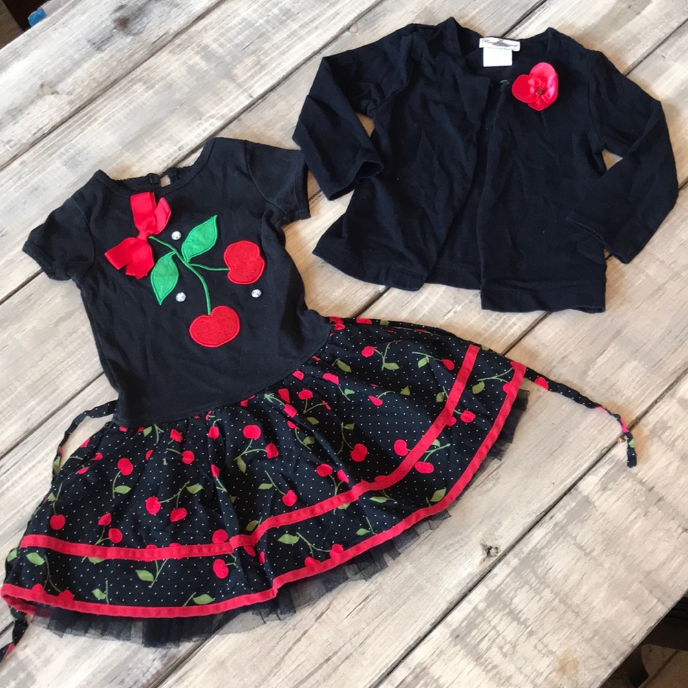 Rare Editions Dress w/ Cardigan